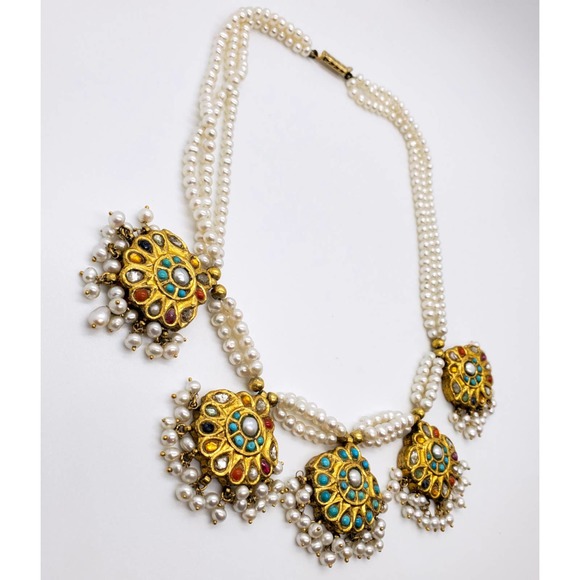 22k Gold Antique Necklace - Picture 3 of 5